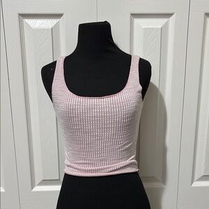 Pink size S Ribbed Women's Tank Top